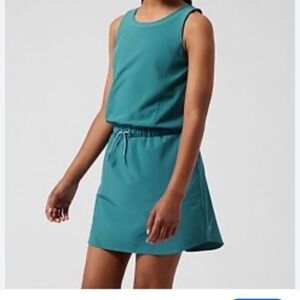 Athleta Girl All For One Sleeveless Dress In Borealis Green